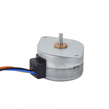 PM Rotary Stepper Motor 15 Deg 53.9mN.m (7.634oz.in) 0.8A 4 Wires Φ35x22mm Permanent Magnet Stepper Motor