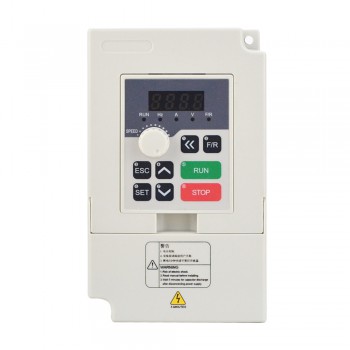 VFD Variable Frequency Drive 1.5KW 2HP 14A 110V Frequency Inverter for Spindle Motor Speed Control
