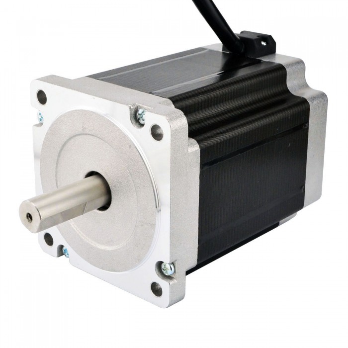 Dual Shaft Nema 34 CNC Stepper Motor 8.5Nm (34HS46-5004D) 5A 86x114mm CNC Router Mill Lathe