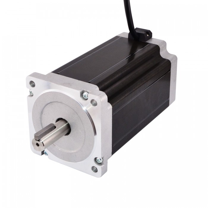 Buy 34HS59-5004D Dual Shaft Nema 34 Stepper Motor Bipolar 1.8 Deg 5V13Nm (1841oz.in) 5A Online Oyostepper.com