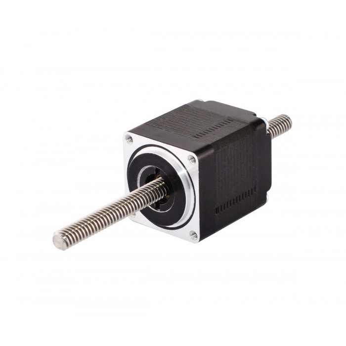 Nema 11 Non-captive Stepper Motor Linear Actuator 1.8 Deg 8.0Ncm(11.1oz.in) 0.75A 2.4V Lead Screw 100mm
