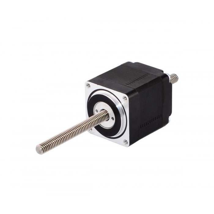 Nema 11 Non-captive Stepper Motor Linear Actuator 1.8 Deg 0.75A 8.0Ncm(11.1oz.in) 2.4V Lead Screw 100mm