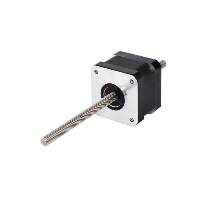 Nema 17 Non-captive Stepper Motor Linear Actuator 1.8 Deg 12V 26Ncm(36.8oz.in) Lead Screw 100mm