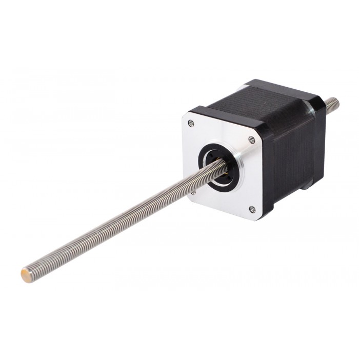 Nema 17 Non-captive Stepper Motor Linear Actuator 1.8 Degree 44Ncm(62.3oz.in) 1.68A 2.8V 4 Wires