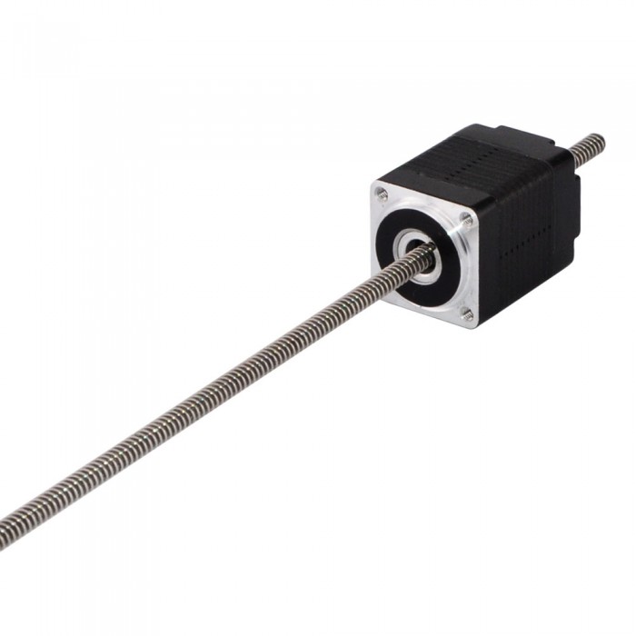 Nema 8 Non-captive Linear Stepper Motor Bipolar 1.8 Deg 5V 0.24A Lead Revolution 0.6096mm/0.024" Lead Screw 150mm