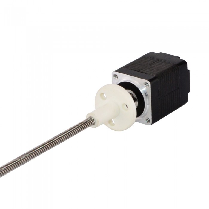 Nema 8 External Stepper Motor Linear Actuator Bipolar 1.8 Deg 0.24A 5V Lead Revolution  0.6096mm/0.024" Lead Screw 150mm