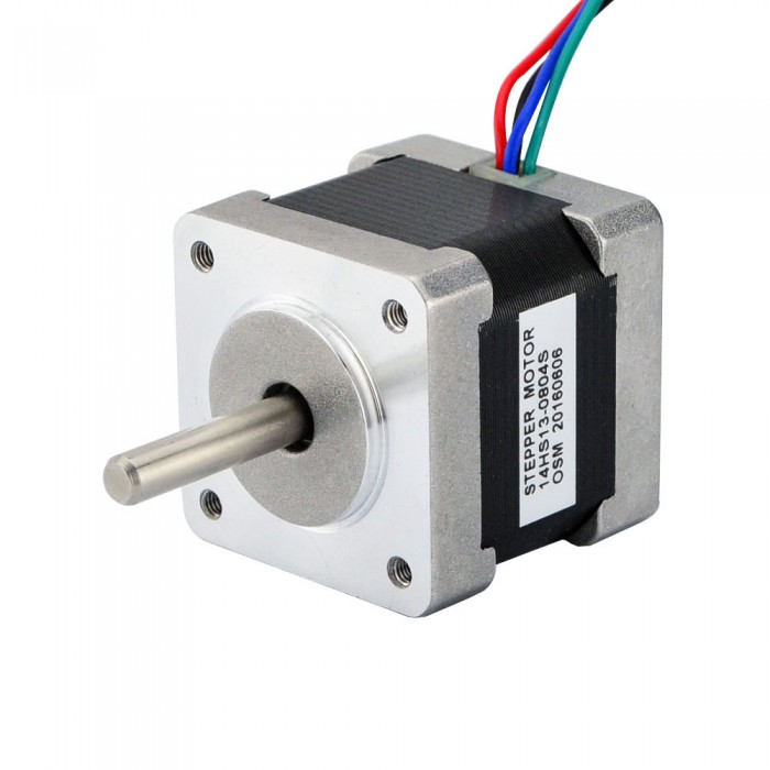 Nema 14 Stepper Motor Bipolar High Torque 1.8 Deg 18Ncm (25.5oz.in) 0.8A 5.74V 35x35x34mm 4 Wires