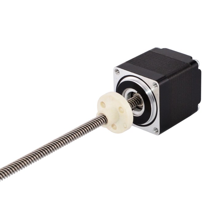 Nema 11 External Stepper Motor Linear Actuator Bipolar 1.8 Deg 0.42A 5V Lead Revolution 1.27mm/0.05" Lead Screw 150mm