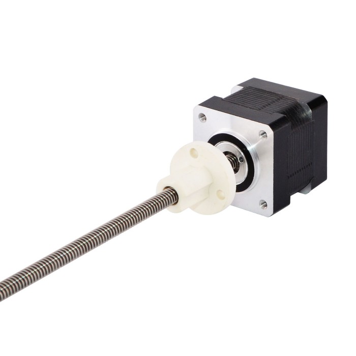 Nema 14 External Stepper Motor Linear Actuator Bipolar 1.8 Deg 0.57A 5V Lead Revolution 1.27mm/0.05" Lead Screw 150mm