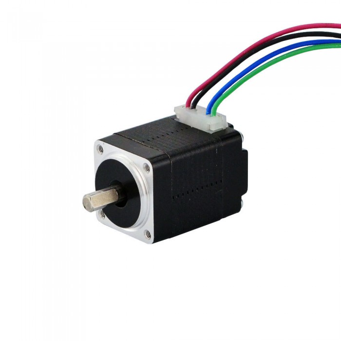 Mini Nema 8 Steperr Motor Bipolar 1.8 Deg 1.6Ncm (2.3oz.in) 0.2A 4.8V 20x20x28mm 4 Wires