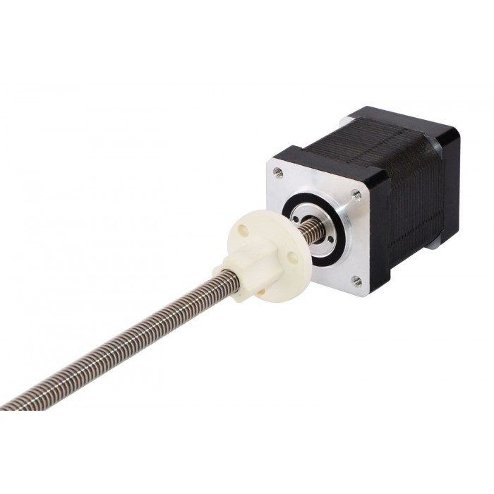 Nema 14 External Stepper Motor Linear Actuator 48mm Stack 0.91A 5V Lead Revolution 0.794mm/0.031"Lead Screw 250mm