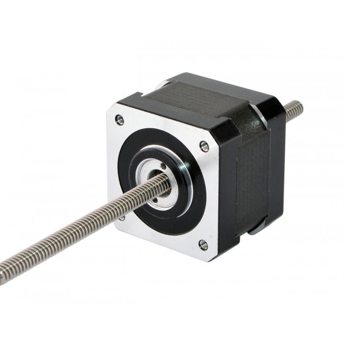 Nema 17 Non-captive Precision Stepper Motor Bipolar 1.8 Deg 5V 0.7A Lead Revolution 0.794mm/0.031" Lead Screw 150mm