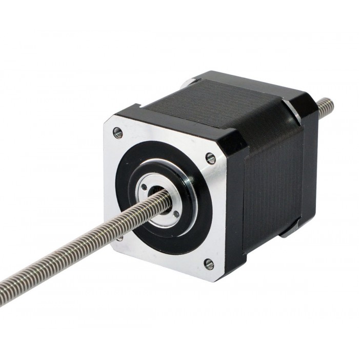 Nema 17 Non-captive Linear Stepper Motor Bipolar 1.8 Deg  2.6A 2.33V 4 Wires Lead Screw 250mm