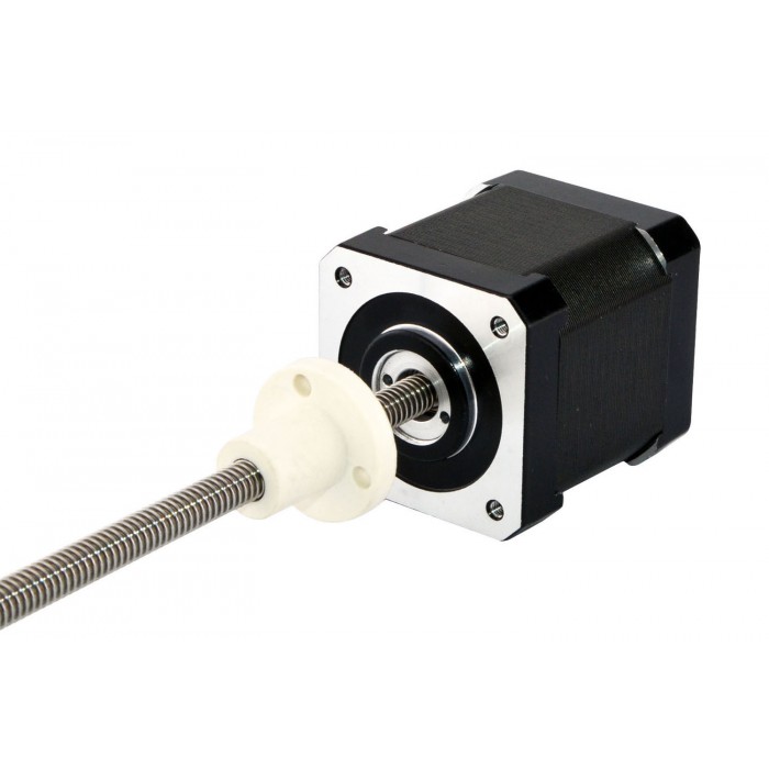 Nema 17 External Stepper Motor Linear Actuator Bipolar 1.8 Deg 1.3A 5V Lead Screw 250mm