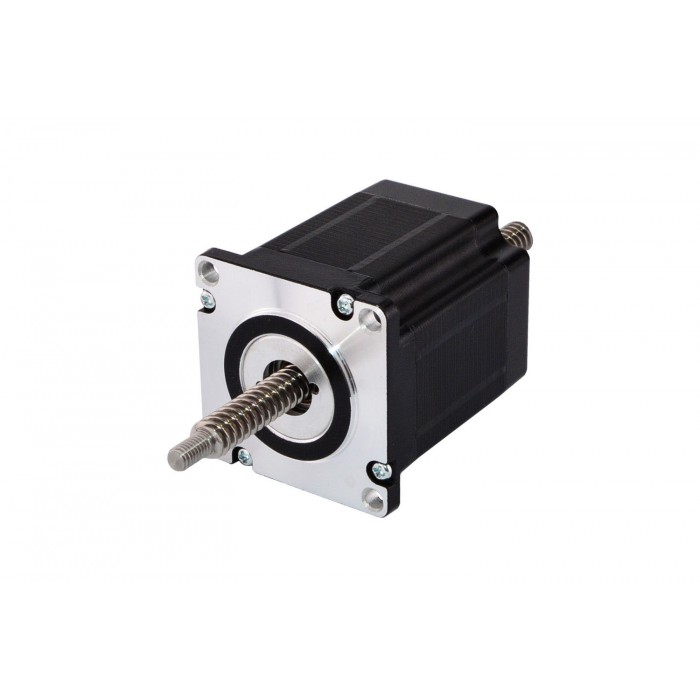 Nema 23 Non-captive Stepper Motor Linear Actuator Bipolar 1.8 Deg 2.5A 5V Lead Revolution 10.16mm/0.4" Lead Screw 150mm