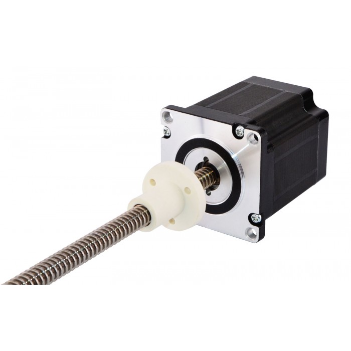 Nema 23 External Linear Stepper Motor Actuator Bipolar 1.8 Deg 2.5A  5V Lead Revolution 1.5875mm/0.0625" Lead Screw 150mm