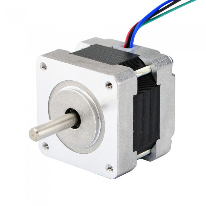 Nema 16 Stepper Motor Bipolar 1.8 Deg 21Ncm (29.7oz.in) 0.4A 12V 39x39x34mm 4 Wires