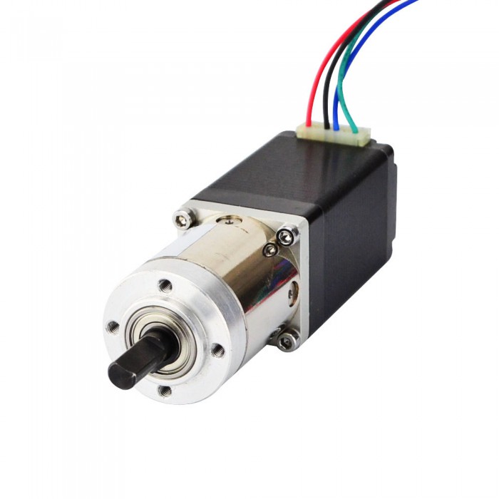Nema 11 Gearbox Stepper Motor Bipolar L=51mm 12Ncm 0.067 Deg 0.67A 6.2V with 27:1 Planetary Gearbox