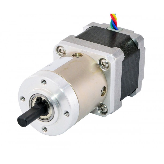 Nema 14 Stepper Motor Bipolar L=33mm 18Ncm 0.094 Deg 0.8A 5.4V with 19:1 Planetary Gearbox