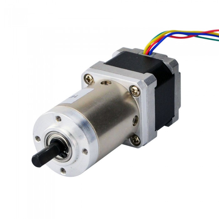 Nema 14 Stepper Motor Bipolar L=33mm 18Ncm 0.018 Deg 0.8A 5.4V with 100:1 Planetary Gearbox