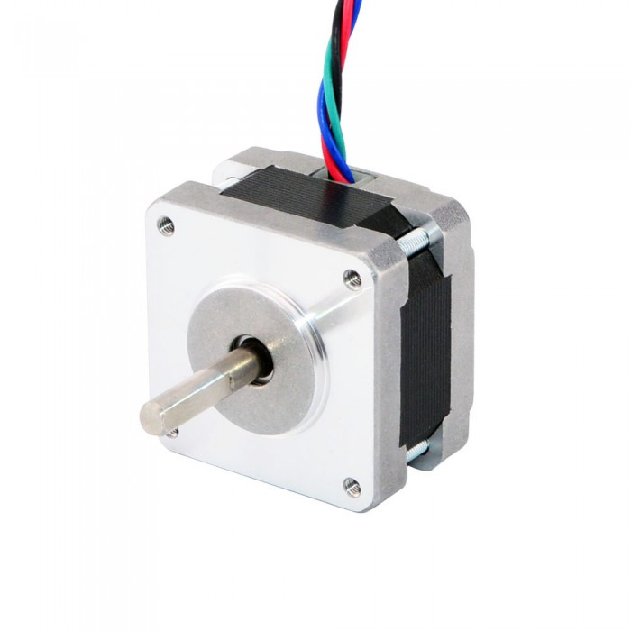 Nema 16 Stepper Motor Bipolar 0.9 Degree 16Ncm (22.7oz.in) 0.6A 6V 39x39x25mm 4 Wires