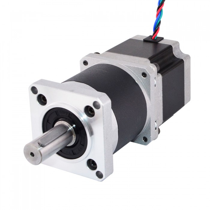 Nema 23 Stepper Motor L=56mm 103Ncm 0.36deg 2.8A 2.5V with 5:1 Planetary Gearbox