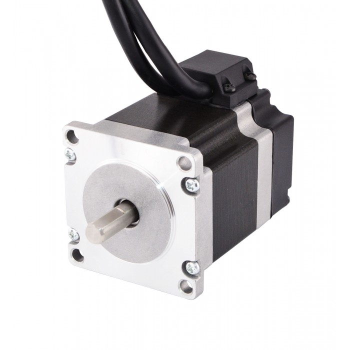 Nema 23 Closed Loop Stepper Motor 0.9 Deg 0.9Nm/128oz.in 0.38A 12.1V with Encoder 1000CPR