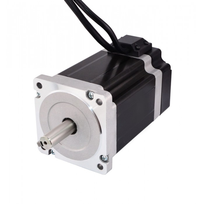 Nema 34 Closed Loop Stepper Motor Bipolar 1.8 Deg 7.0Nm 4.24A 3.39V with Encoder 1000CPR
