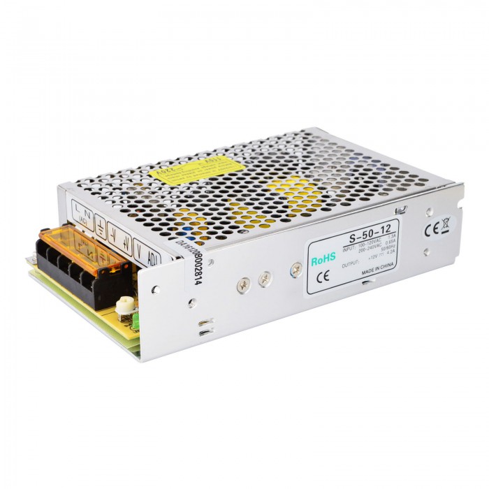 50W 12V 4.2A 115/230V Switching Power Supply for CNC Stepper Motor / Servo Motor System