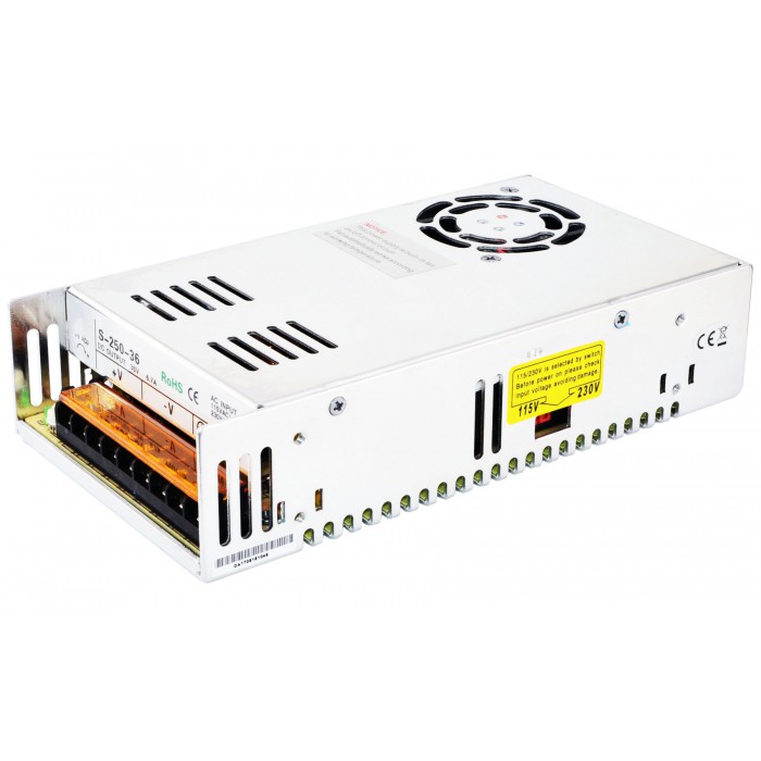250W 36V 7.0A 115/230V Switching Power Supply  for Stepper Motor / CNC Machines