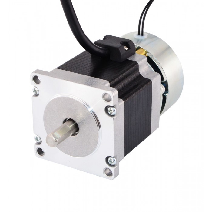 Nema 23 Stepper Motor 1.26Nm(178oz.in) w/ Brake Friction Torque 2.0Nm(283oz.in)