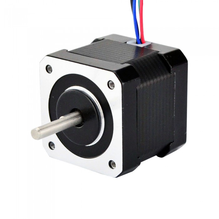 Nema 17 Stepper Motor Bipolar 1.8 Deg 40Ncm (56.6oz.in) 0.4A 12V 42x42x39mm 4 Wires