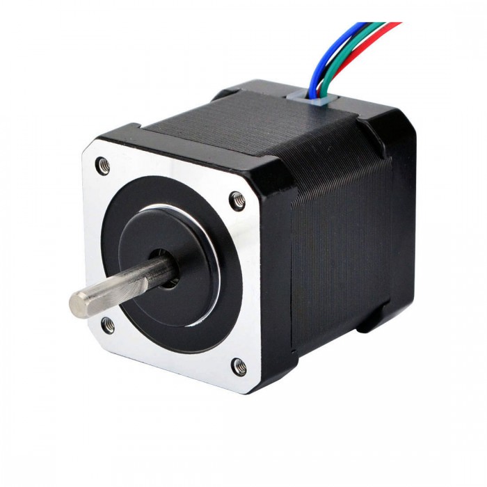 Nema 17 Stepper Motor Bipolar 59Ncm (84oz.in) 2A 42x48mm 4 Wires w/ 1m Cable & Connector(17HS19-2004S1)