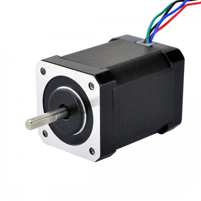 Nema 17 Stepper Motor Bipolar 1.8 Degree 65Ncm (92oz.in) 2.1A 3.36V 42x42x60mm 4 Wires Extruder Motor(17HS24-2104S)