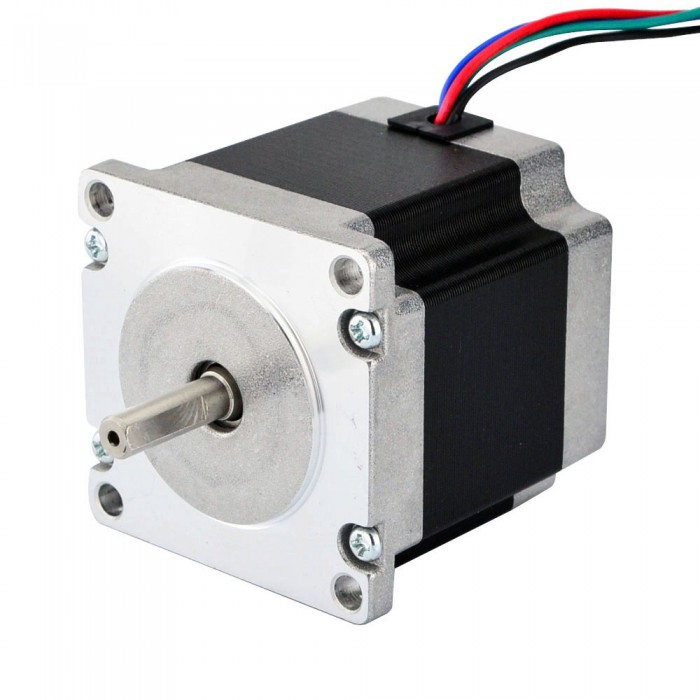 Nema 23 Stepper Motor Bipolar 1.8 Deg 1.26Nm (178.4oz.in) 2.8A 2.5V 57x57x56mm 4 Wires (23HS22-2804S）CNC Stepping Motor DIY CNC Mill