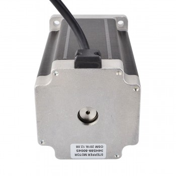 Nema 34 CNC High Torque Stepper Motor 1.8 Deg 5V 13Nm (1841oz.in) 5A 86x86x150mm 4 Wires