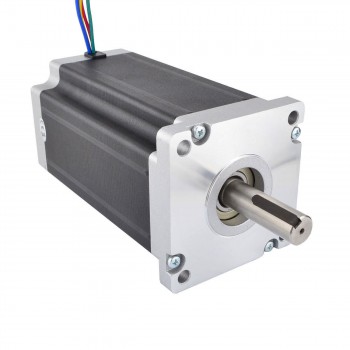 Dual Shaft Nema 42 CNC High Torque Stepper Motor 30Nm (4248oz.in) 8A 110x201mm 4 Wires