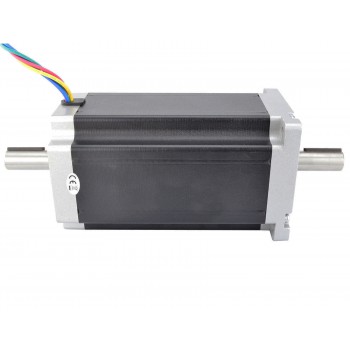 Dual Shaft Nema 42 CNC High Torque Stepper Motor 30Nm (4248oz.in) 8A 110x201mm 4 Wires