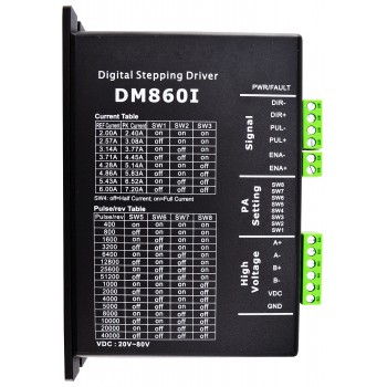 Digital Stepper Driver 2.4-7.2A 20-80VDC for Nema 34 Stepper Motor