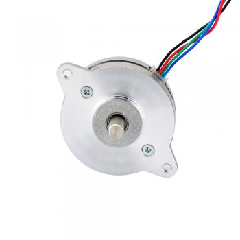 Round Nema 14 Stepper Motor Bipolar 0.9 Deg 5Ncm (7.08oz.in) 0.5A 8.5V Φ36x12mm 4 Wires