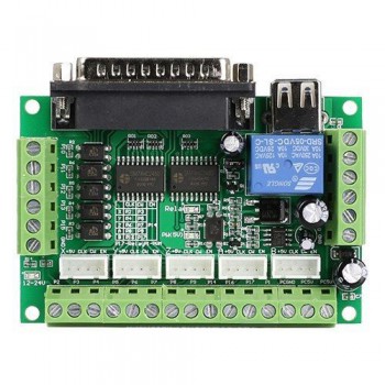 5 Axis CNC Breakout Board Interface Mach3 CNC Router Kit