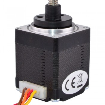 Nema 11 External Stepper Motor Linear Actuator Bipolar 1.8 Deg 2.4V 0.75A 8.0Ncm(11.1oz.in) Lead Screw 100mm