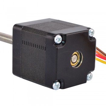 Nema 11 External Stepper Motor Linear Actuator Bipolar 1.8 Deg 8.0Ncm(11.1oz.in) 0.75A 2.4V Lead Screw 100mm