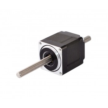 Nema 11 Non-captive Stepper Motor Linear Actuator 1.8 Deg 8.0Ncm(11.1oz.in) 0.75A 2.4V Lead Screw 100mm