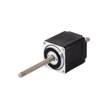 Nema 11 Non-captive Stepper Motor Linear Actuator 1.8 Deg 0.75A 8.0Ncm(11.1oz.in) 2.4V Lead Screw 100mm
