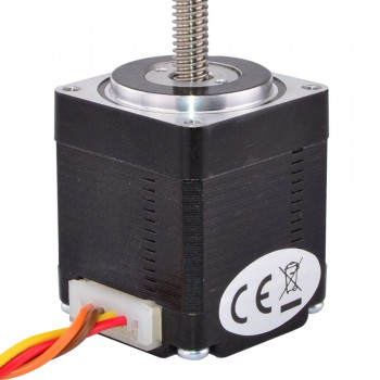 Nema 11 Non-captive Stepper Motor Linear Actuator 1.8 Deg 0.75A 8.0Ncm(11.1oz.in) 2.4V Lead Screw 100mm