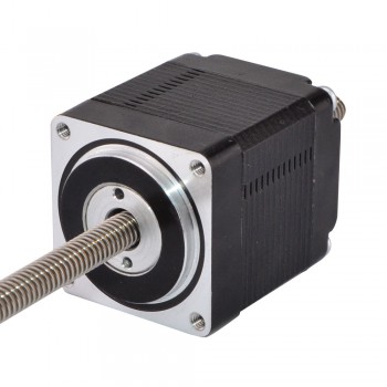 Nema 11 Non-captive Stepper Motor Linear Actuator 1.8 Deg 0.75A 8.0Ncm(11.1oz.in) 2.4V Lead Screw 100mm