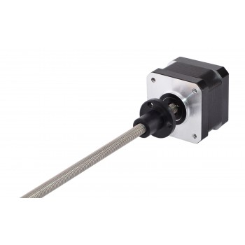 Nema 17 External Linear Stepper Motor Actuator 1.8 Deg 26Ncm(36.8oz.in) 12V Lead Screw 150mm