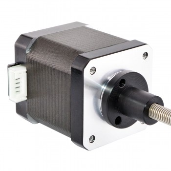 Nema 17 External Linear Stepper Motor Bipolar 1.8 Deg 2.8V 1.68A 44Ncm(62.3oz.in) Lead Screw 200mm