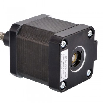 Nema 17 External Linear Stepper Motor Bipolar 1.8 Deg 2.8V 1.68A 44Ncm(62.3oz.in) Lead Screw 200mm